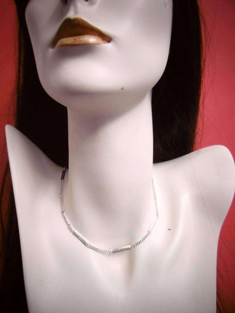 Wunderschöne Silber-Kette /Gliederkette, Blickfang von KunstundSchund