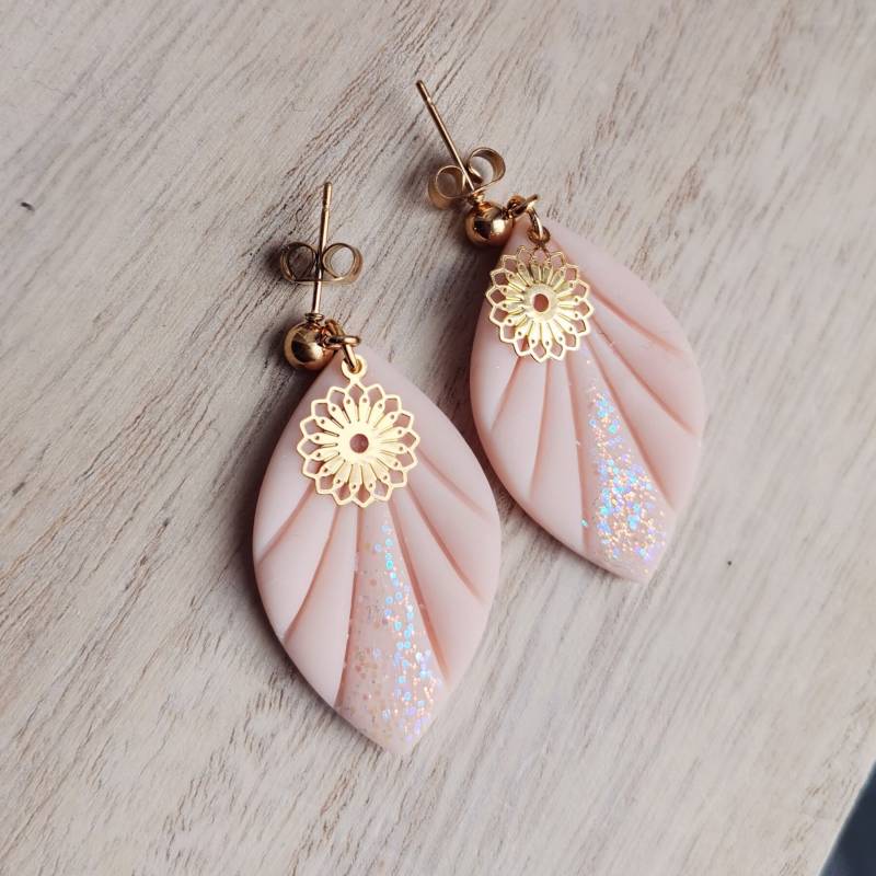 Sommer Ohrringe, Leicht, Sommer, Festival Schmuck, Urlaubs Gold, Geschenk Frau Sommer Ohrringe, Leicht, Sommer, Festival Schmuck, Urlaubs Gold, Geschenk Frau von KunstvollMalerei