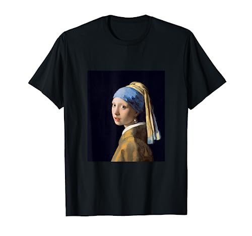 Mädchen mit Perlenohrgehänge von Johannes Vermeer T-Shirt Mädchen mit Perlenohrgehänge von Johannes Vermeer T-Shirt von Kunstwerke und Meisterstücke