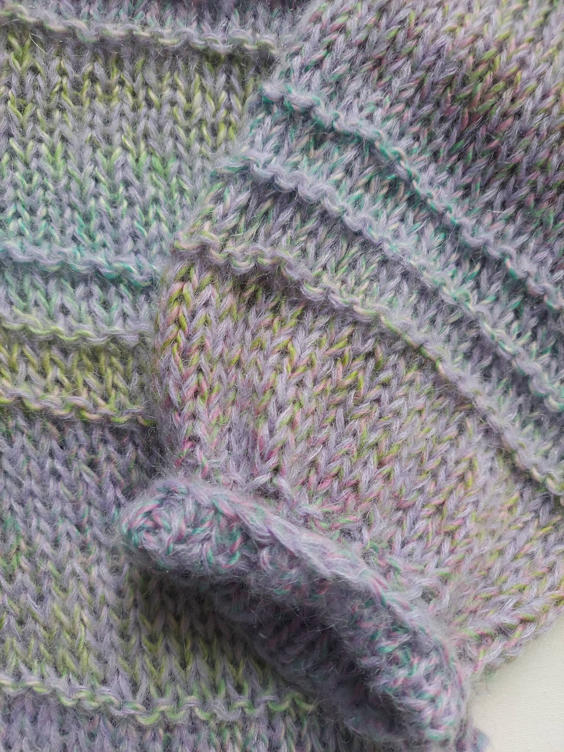 Handmade Merino/Mohairsweater/Mohairpulli Oversized Handgestrickter Luxus Federleicht in Sanften Pastelltönen Größe Xl von KunterbuntManufaktur