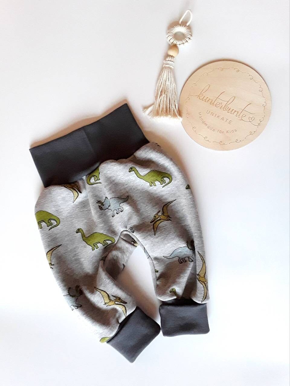 Baby Pumphose, Mitwachshose, Tobehose, Hose Gefüttert, Pumphose Warm, Mädchen, Junge, Dinosaurier, Dino Baby Pumphose, Mitwachshose, Tobehose, Hose Gefüttert, Pumphose Warm, Mädchen, Junge, Dinosaurier, Dino von KunterbunteUnikate