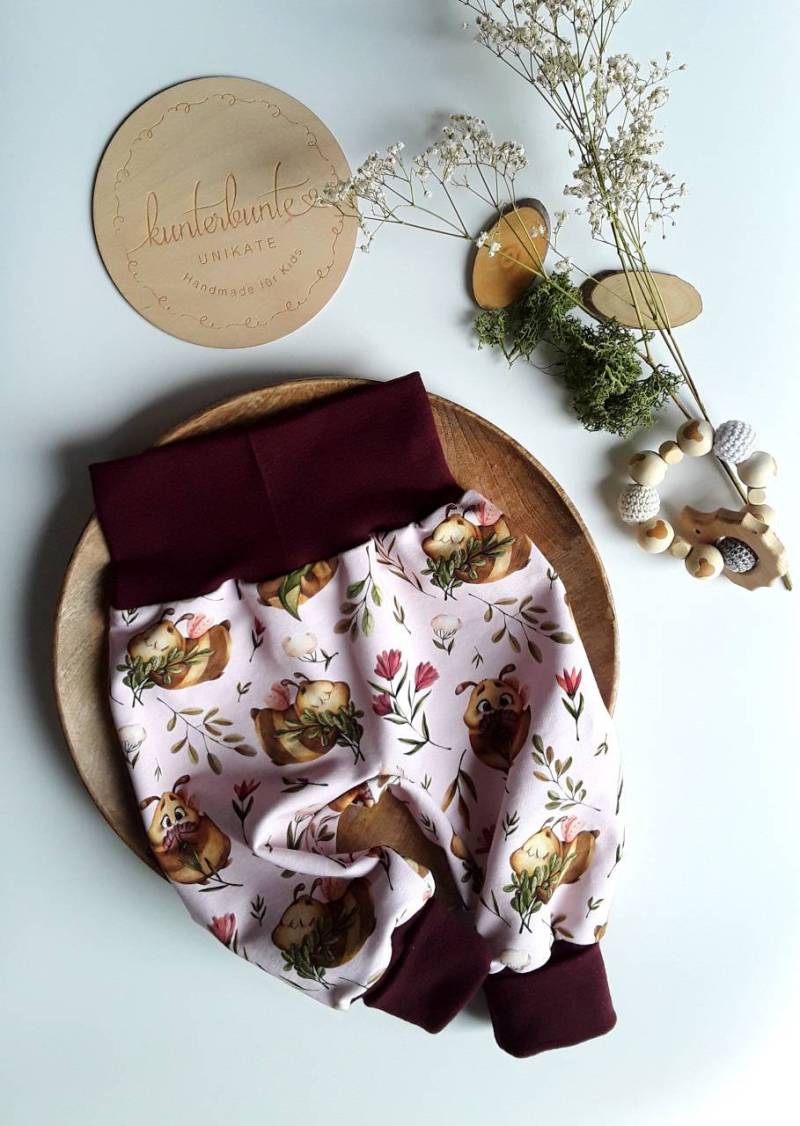 Baby Pumphose Mädchen Hummel Biene Mitwachshose Babyhose, Geschenk Mädchen, Junge Babyset von KunterbunteUnikate