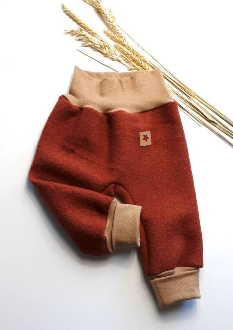 Baby Walkhose Wollwalk Hose Wollhose Outdoorhose Draußenhose Winterhose Babyhose Herbst Winter Pumphose Mitwachshose Tobehose Kinder von KunterbunteUnikate
