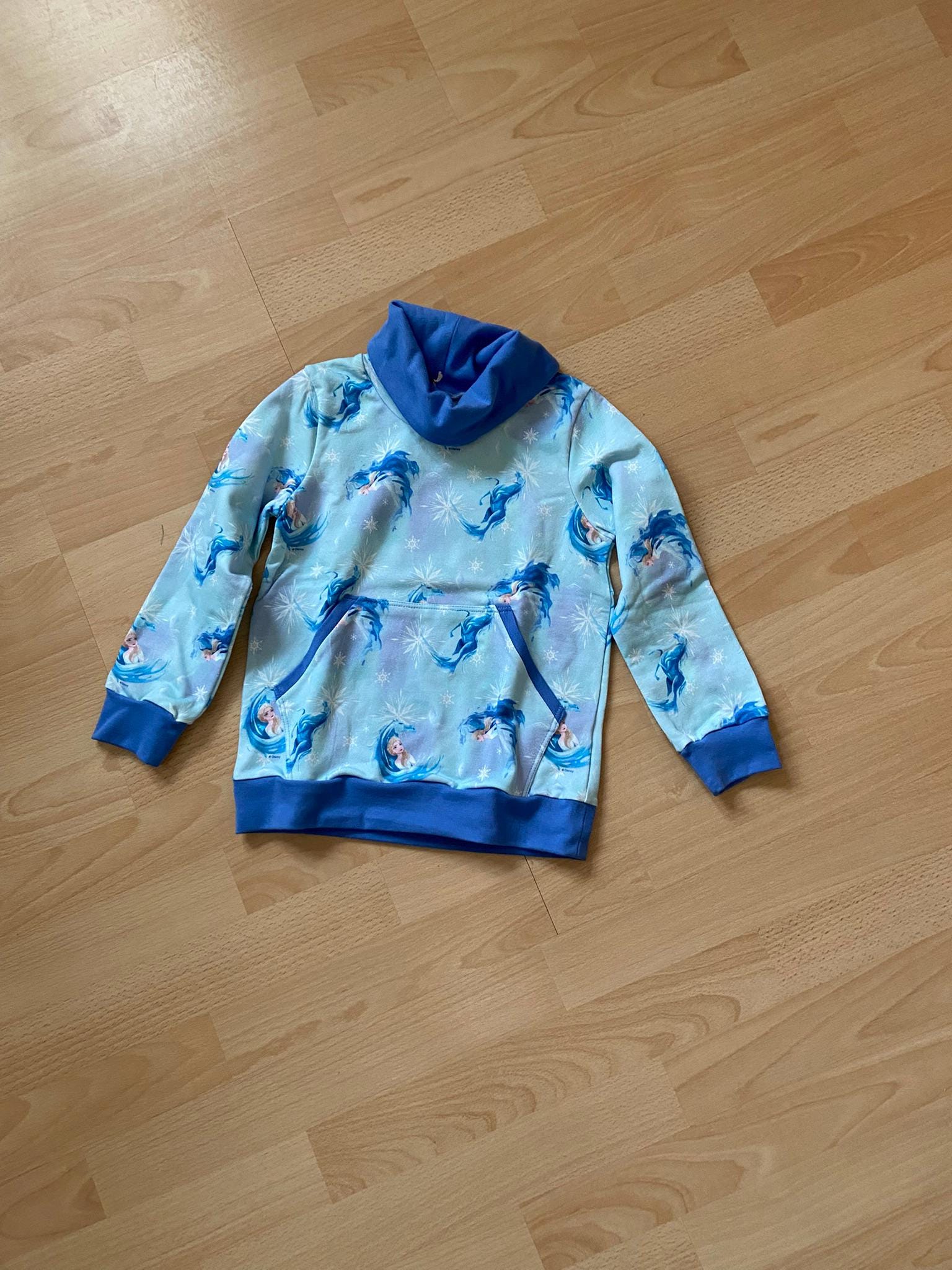 Hoodie Shirt Eiskönigin Gr. 116 von Kunterbuntes321