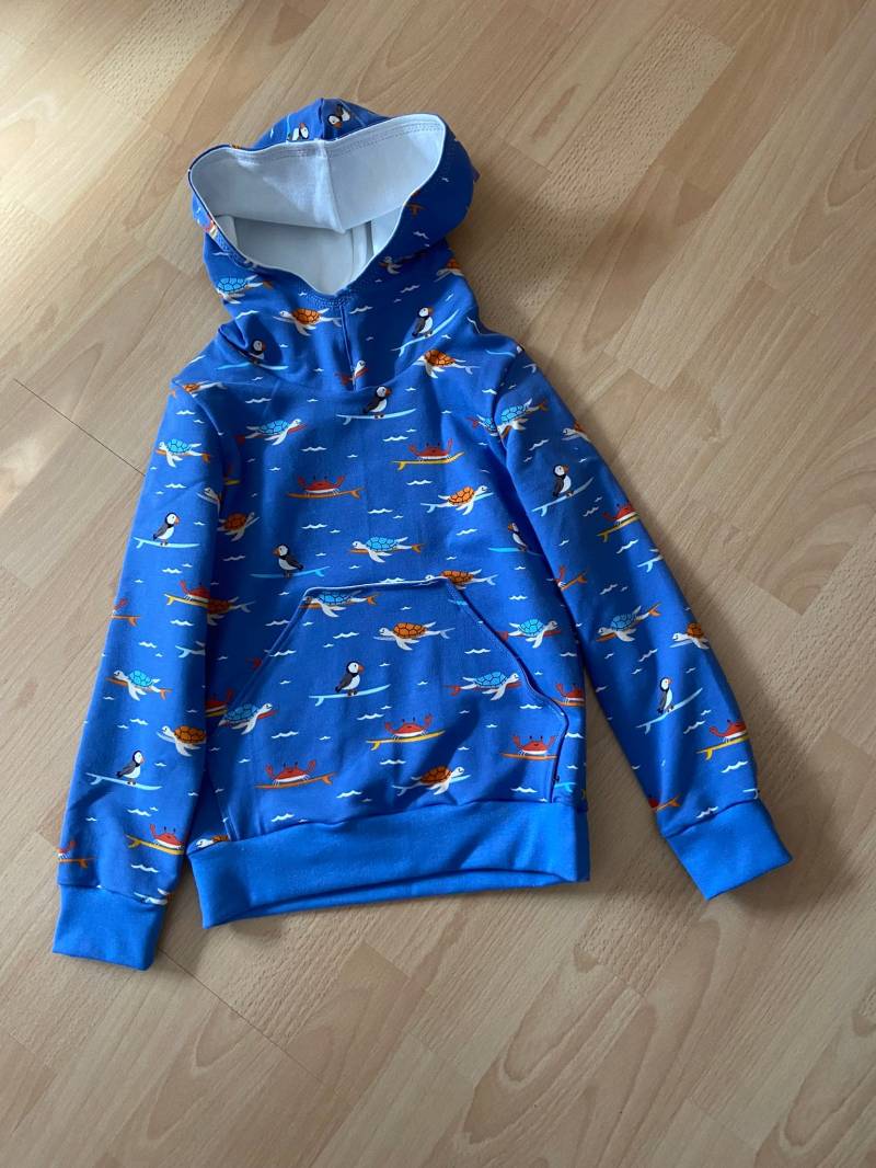 Kapuzen-Sweatshirt Gr. 116 von Kunterbuntes321