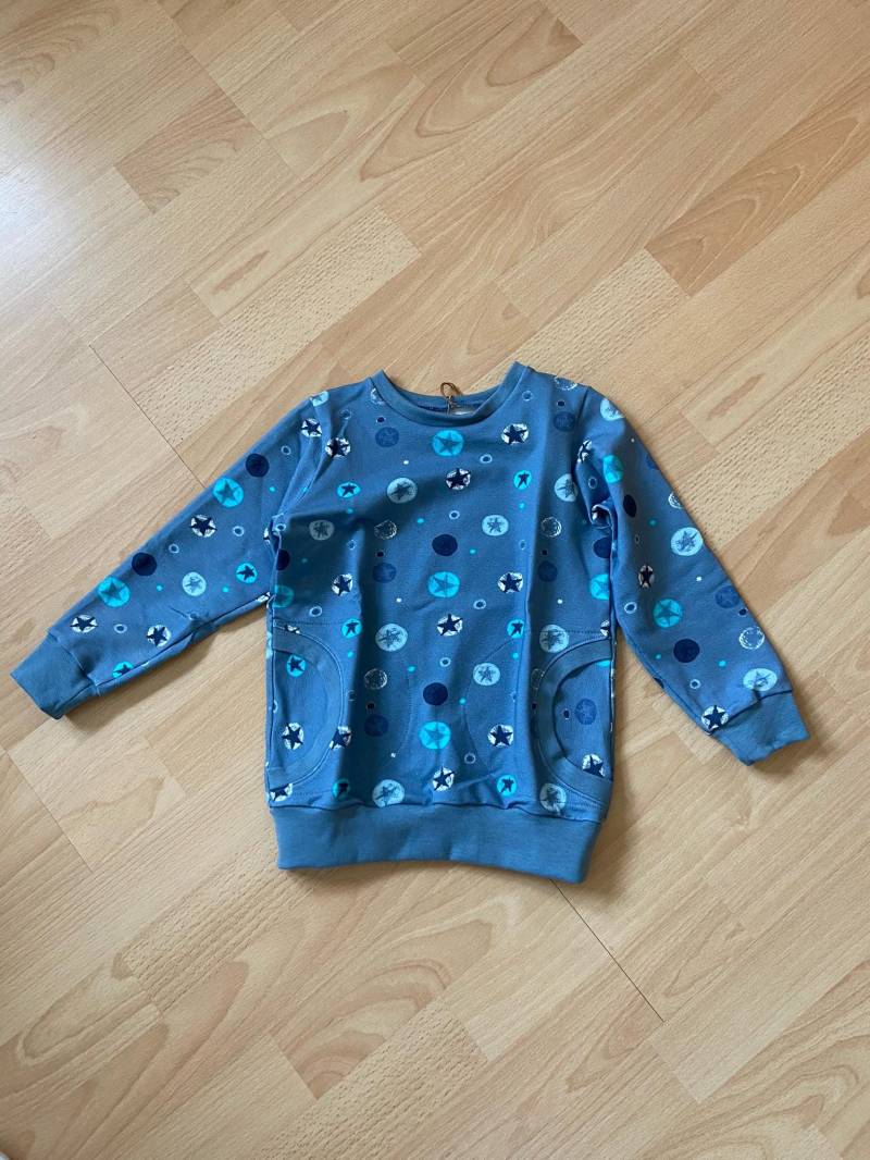 Sweatshirt Gr.104/110 Sterne von Kunterbuntes321
