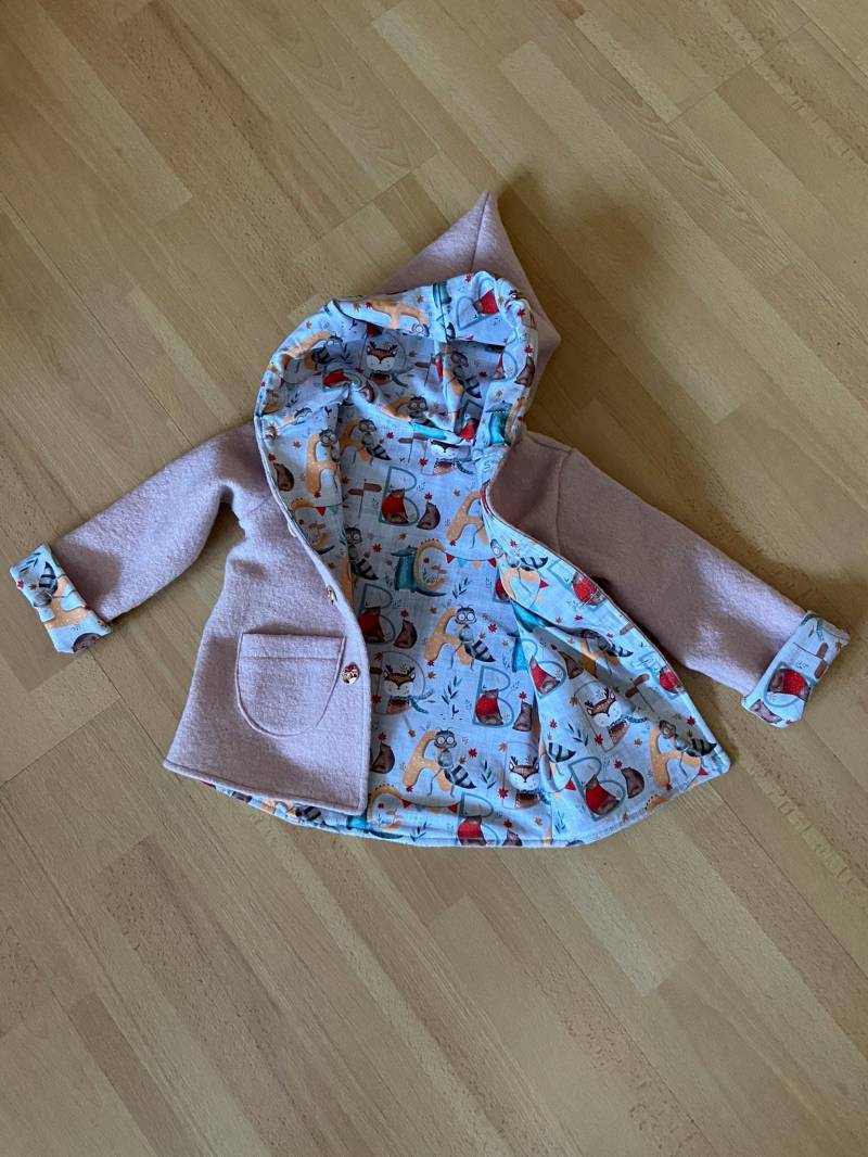 Walk-Jacke Größe 104 Rosa von Kunterbuntes321