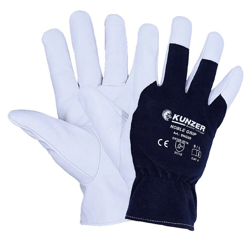 Kunzer Arbeitshandschuhe Kunzer 9NG11 Baumwolle, Ziegennappaleder Montagehandschuh Größe (Hand Kunzer Arbeitshandschuhe Kunzer 9NG11 Baumwolle, Ziegennappaleder Montagehandschuh Größe (Hand von Kunzer