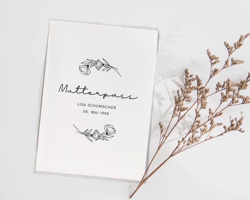 Mutterpasshülle | Hülle Mutterpass Passhülle Personalisiert - Beige Mutterpasshülle | Hülle Mutterpass Passhülle Personalisiert - Beige von KupferkindDesign