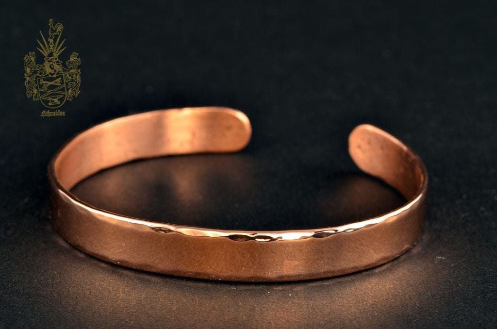 Armband Kupfer-Armreif Aus Kupfer - Kupferarmreif Kupferarmband Kupferschmuck Schmuck Armspange Armspange, Flach, Glatt Armband Kupfer-Armreif Aus Kupfer - Kupferarmreif Kupferarmband Kupferschmuck Schmuck Armspange Armspange, Flach, Glatt von KupferschmiedeShop