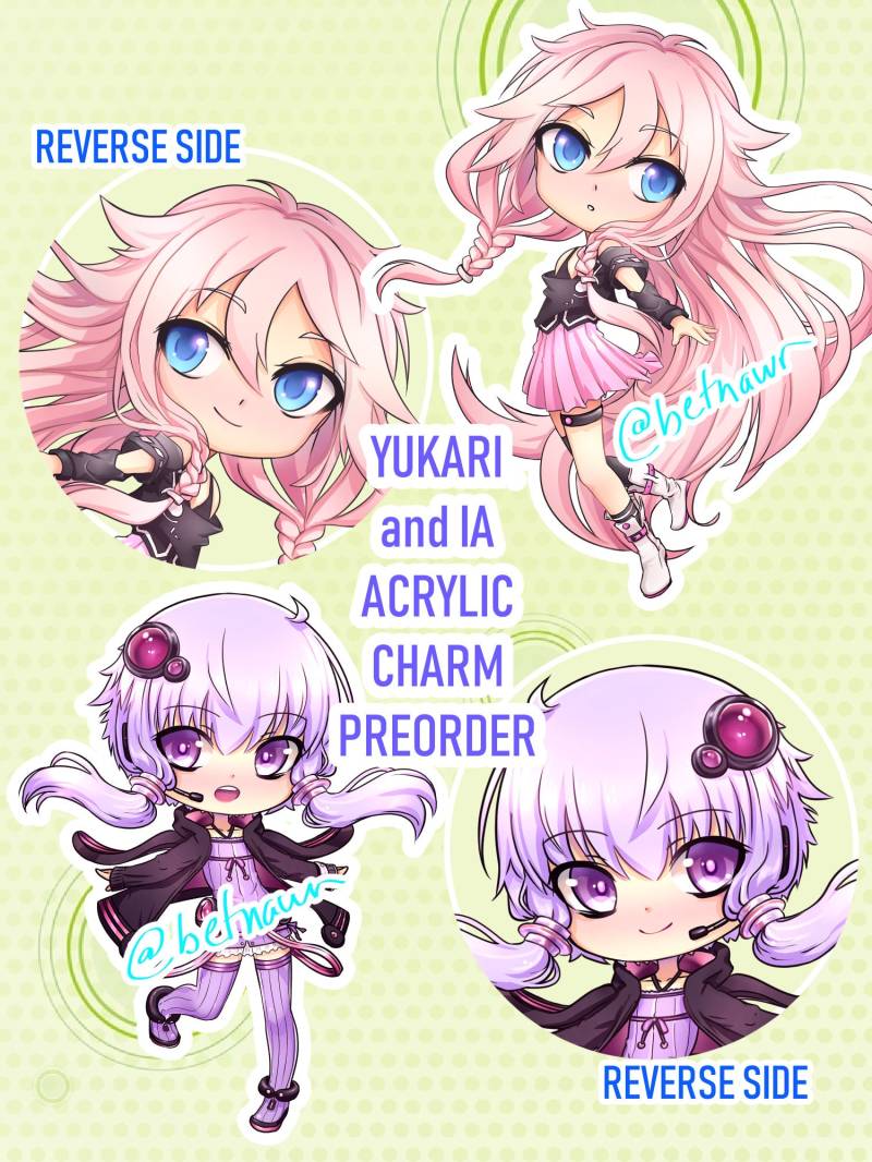 Vocaloid Acryl Charms Yukari Yuzuki Schlüsselanhänger Charme Ia Aria Auf Der Planetes Ia V3 | 2, 5" Vocaloid Acryl Charms Yukari Yuzuki Schlüsselanhänger Charme Ia Aria Auf Der Planetes Ia V3 | 2, 5" von Kurabeans