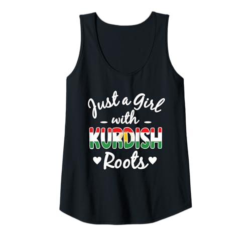 Damen Nur EIN Mädchen mit kurdischen Wurzeln Kurdistan Pride Woman Tank Top von Kurdistan Flag Biji Kurdistan Proud Kurdish Roots