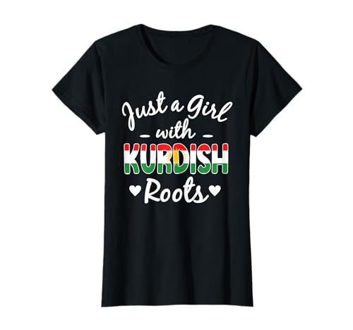 Nur EIN Mädchen mit kurdischen Wurzeln Kurdistan Pride Woman T-Shirt von Kurdistan Flag Biji Kurdistan Proud Kurdish Roots