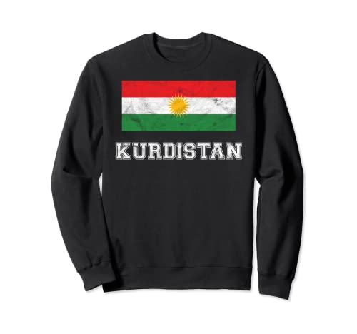 Kurdistan-Flagge, Vintage-Stil, für Herren, Damen, Kinder, Ihr Biji Sweatshirt von Kurdistan Pride Tees