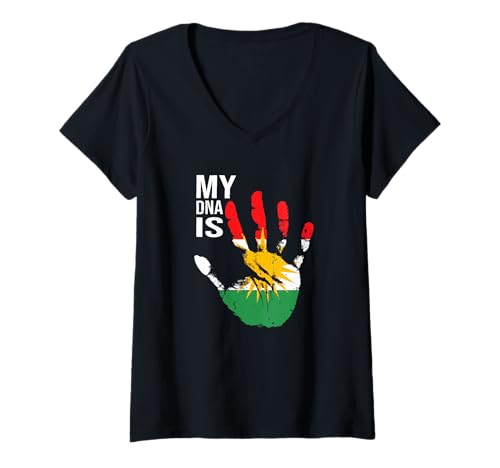 Damen Kurdistan Geschenk Kurde Her Biji Newroz Kurdish Rojava T-Shirt mit V-Ausschnitt Damen Kurdistan Geschenk Kurde Her Biji Newroz Kurdish Rojava T-Shirt mit V-Ausschnitt von Kurdistan Tshirt Herren Kurde Newroz Her Biji