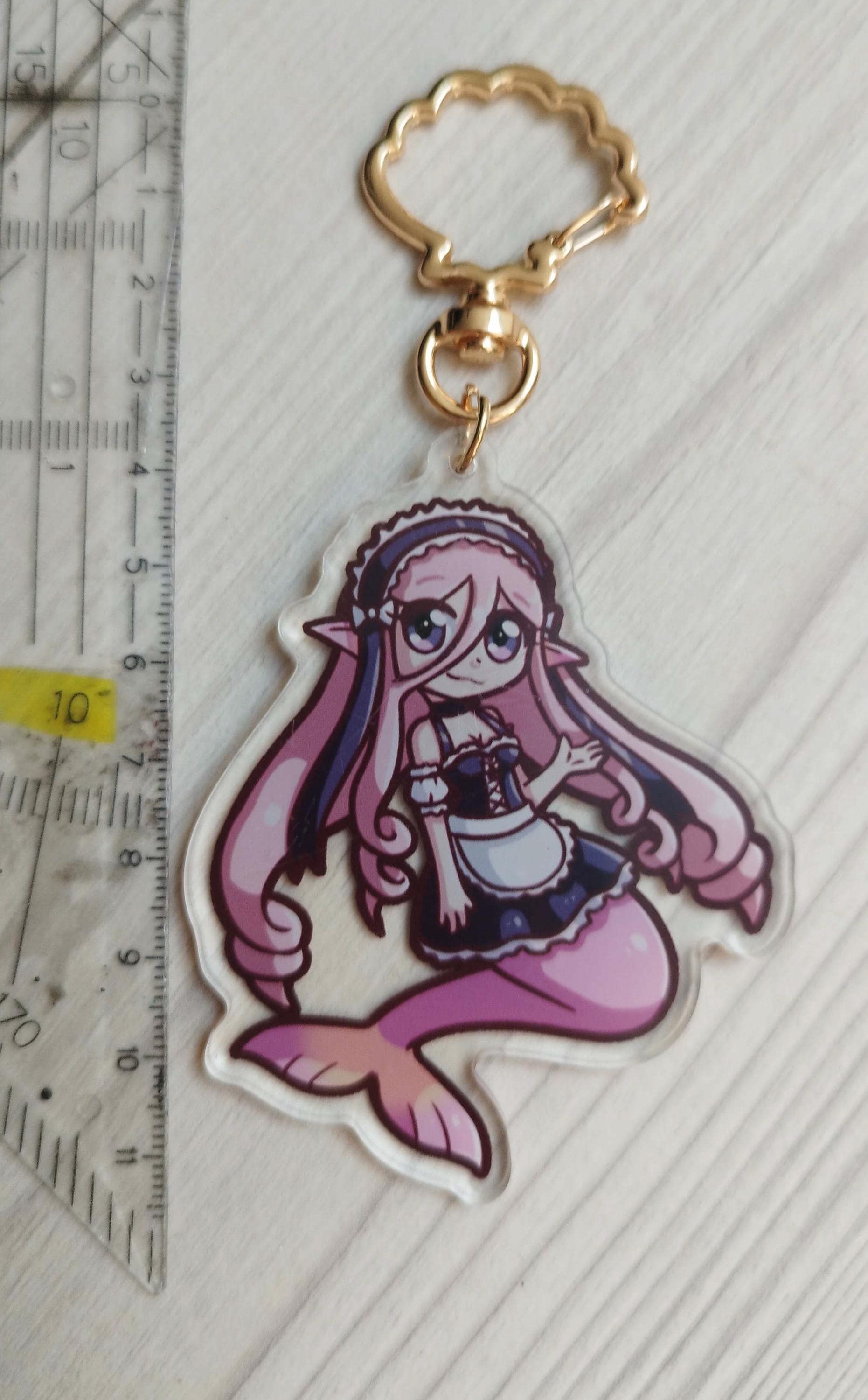 Meroune Lorelei Daily Life With A Monster Girl Double-Sided-Acrylic-Keychain von KuroiGleamStudios