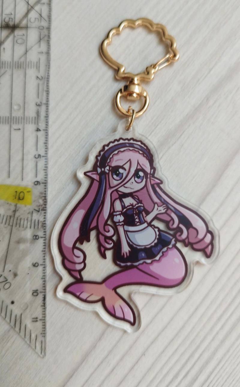 Meroune Lorelei Daily Life With A Monster Girl Double-Sided-Acrylic-Keychain von KuroiGleamStudios