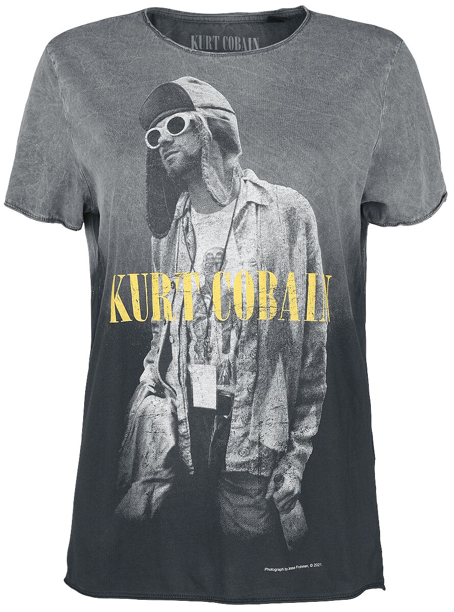 Kurt Cobain Caldera Glasses T-Shirt grau in S von Kurt Cobain