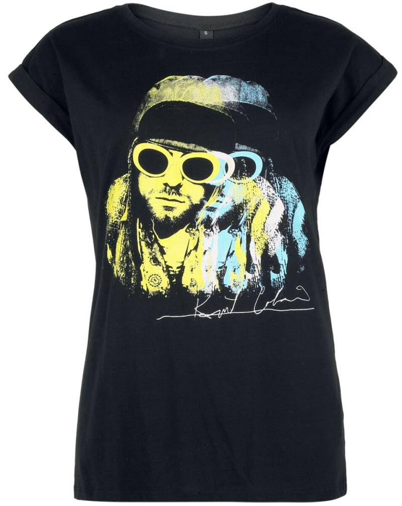 Kurt Cobain Jesse Frohmann Photo Crystals T-Shirt schwarz in M von Kurt Cobain