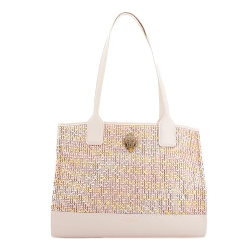 KURT GEIGER LONDON Raffia SQ SM Shopper Beige N/A von Kurt Geiger London