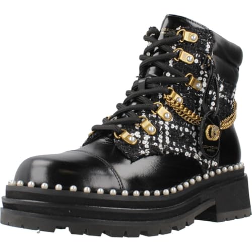 Kurt Geiger London Chelsea Combat Boot Schwarz 36 von Kurt Geiger London