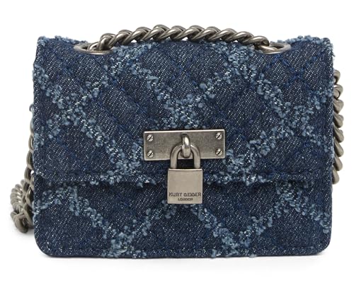 Kurt Geiger London Micro Brixton Umhängetasche, Denim von Kurt Geiger London