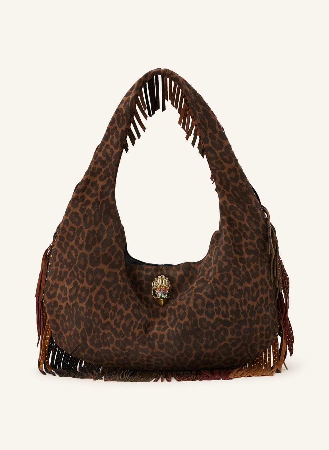 Kurt Geiger Beuteltasche Shoreditch Mit Schmucksteinen braun von Kurt Geiger