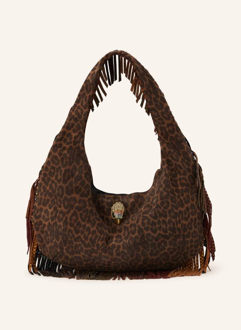 Kurt Geiger Beuteltasche Shoreditch Mit Schmucksteinen braun von Kurt Geiger