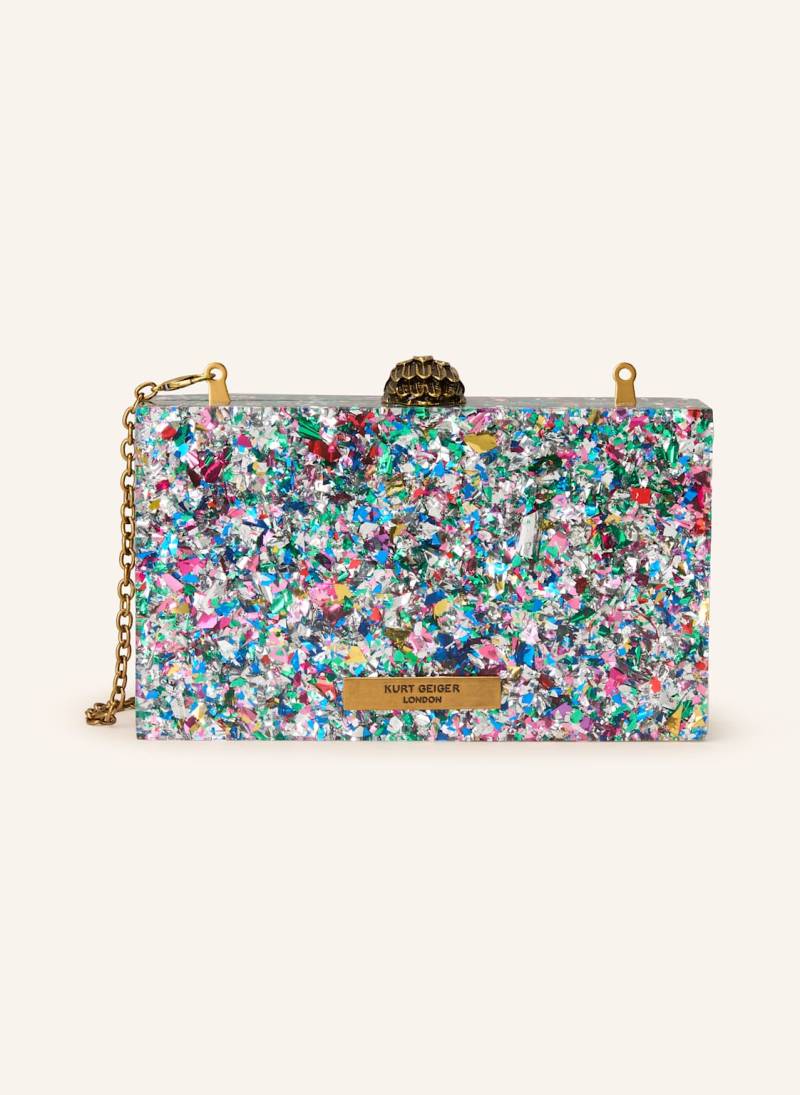 Kurt Geiger Clutch Gems Box silber von Kurt Geiger