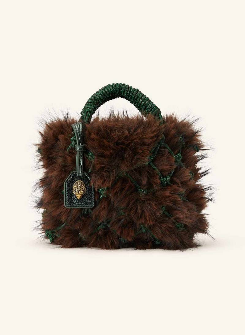 Kurt Geiger Handtasche Macrame Crsytal Small Mit Schmucksteinen gruen von Kurt Geiger