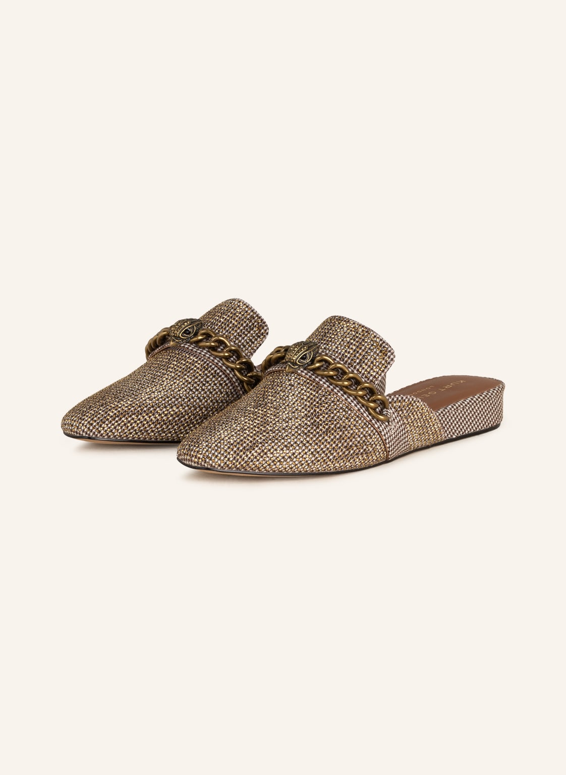 Kurt Geiger Mules Mit Schmucksteinen beige von Kurt Geiger