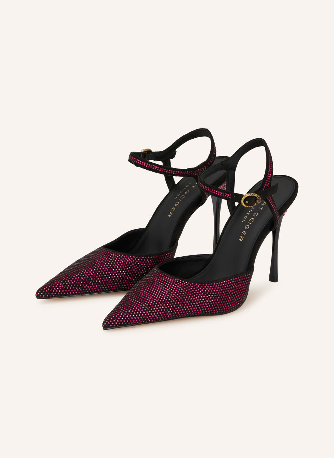 Kurt Geiger Slingpumps Mayfair Mit Schmucksteinen pink von Kurt Geiger