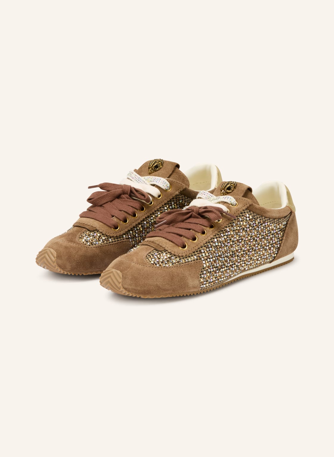 Kurt Geiger Sneaker Islington Mit Schmucksteinen beige von Kurt Geiger