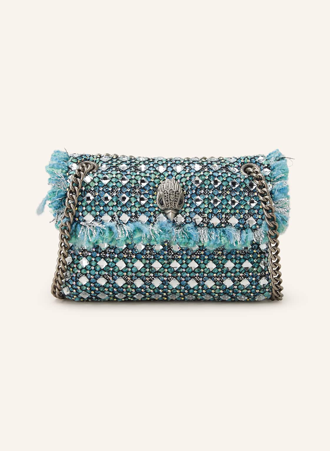 Kurt Geiger Umhängetasche Kensington Mini Mit Schmucksteinen blau Kurt Geiger Umhängetasche Kensington Mini Mit Schmucksteinen blau von Kurt Geiger