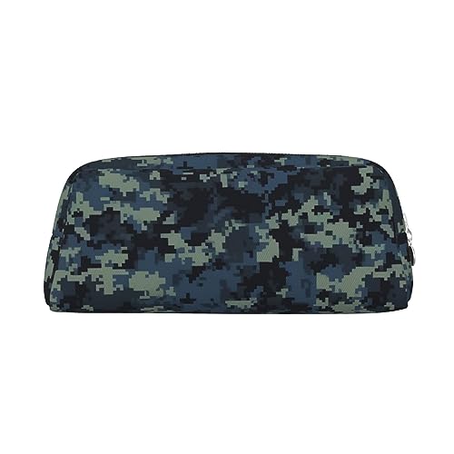 Kururi Camo Muster Drucken Bleistift Fall Tragbare Reise Make-up Tasche Stift Beutel Organizer Box Für Bürobedarf Reise, silber, Einheitsgröße von Kururi