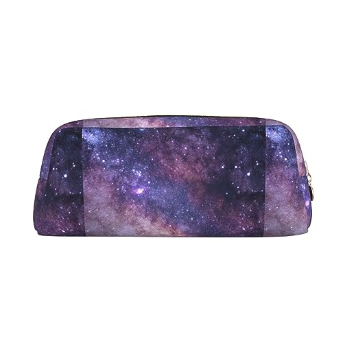 Kururi Universum Milchstraße Galaxy Print Federmäppchen Tragbare Reise Make-up Tasche Schreibwaren Organizer Box für Bürobedarf Reisen, gold, Einheitsgröße, Kulturbeutel von Kururi