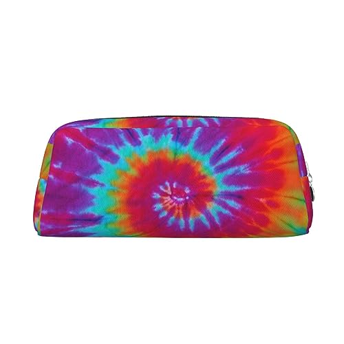 Kururi What is A Hippie Print Pencil Case Portable Travel Makeup Bag Stationery Organizer Box for Office Supplies Travel, silber, Einheitsgröße, Kulturbeutel von Kururi