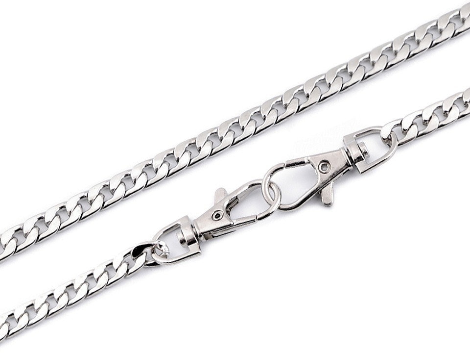 Kette Flach Für Handtaschen Länge 115-120 cm Taschenhenkel Schulterkette Bekleidung Kette Flach Für Handtaschen Länge 115-120 cm Taschenhenkel Schulterkette Bekleidung von KurzwarenDirektShop