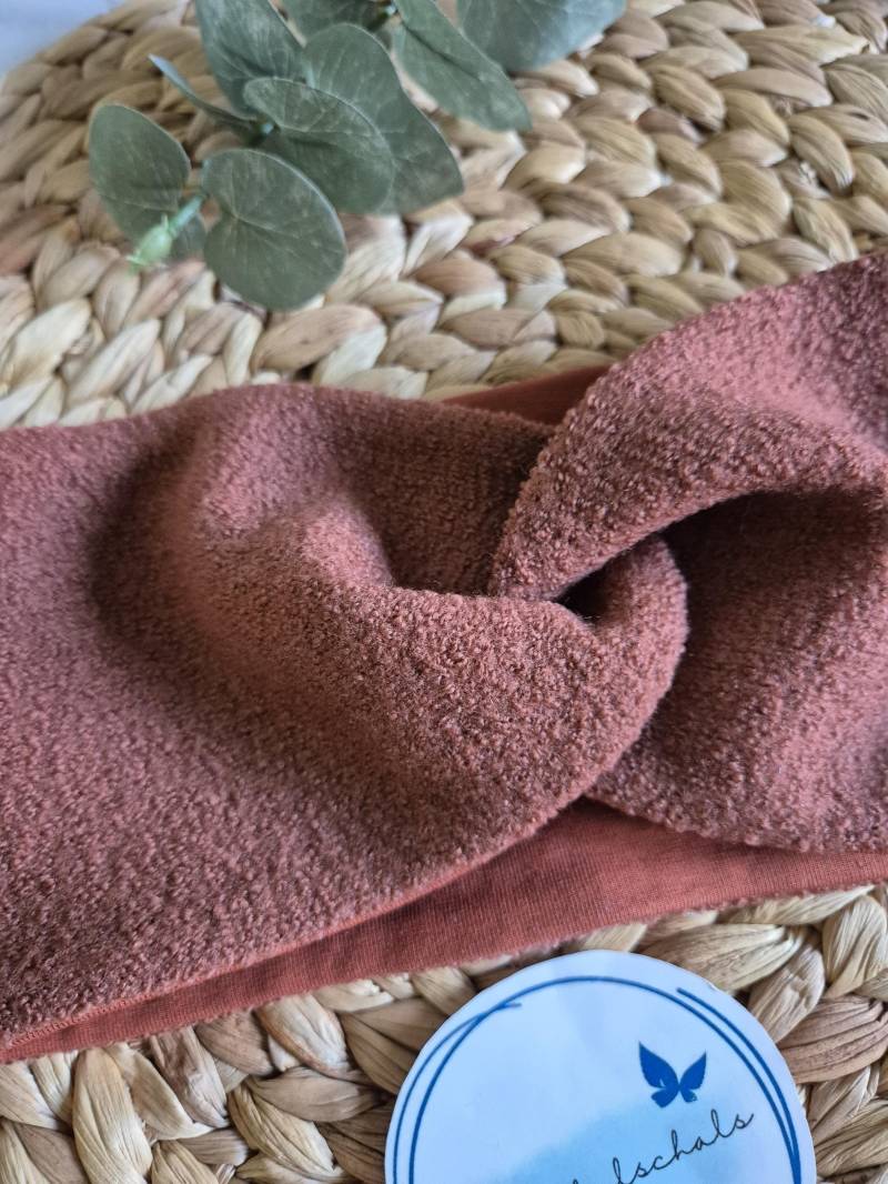 Handmade Merino+Jersey Headband Soft, Warm & Luxurious Earband Perfect Gift For Christmas - Cozy Stylish Skandistyle Extra Wide von Kuschelschals