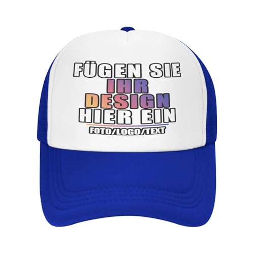 Kustima Basecap personalisiert Kappe personalisierte für Männer & Frauen |mit Foto/Logo/Text | Verstellbare Schirmmütze selbst gestalten | Mesh Cap Baseball Caps Herren Damen Kustima Basecap personalisiert Kappe personalisierte für Männer & Frauen |mit Foto/Logo/Text | Verstellbare Schirmmütze selbst gestalten | Mesh Cap Baseball Caps Herren Damen von Kustima