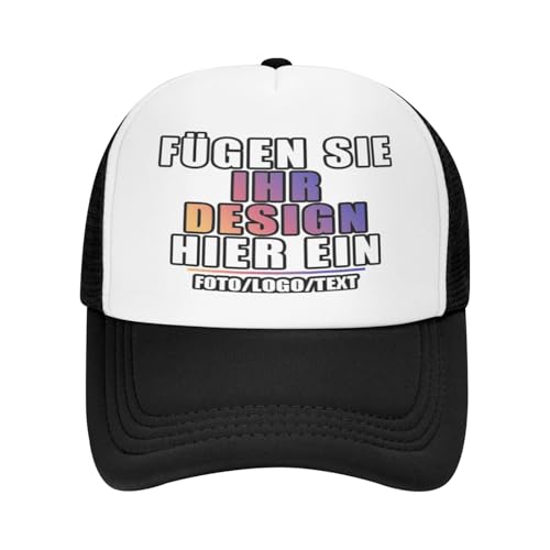 Kustima Basecap personalisiert Kappe personalisierte für Männer & Frauen |mit Foto/Logo/Text | Verstellbare Schirmmütze selbst gestalten | Mesh Cap Baseball Caps Herren Damen Kustima Basecap personalisiert Kappe personalisierte für Männer & Frauen |mit Foto/Logo/Text | Verstellbare Schirmmütze selbst gestalten | Mesh Cap Baseball Caps Herren Damen von Kustima