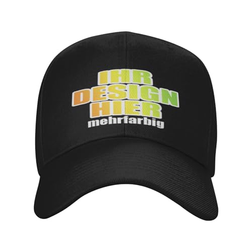 Kustima Basecap personalisiert mit Foto/Logo/Text, Baseball Cap selbst gestalten Verstellbare Trucker-Kappe personalisierte als Geschenk,Mesh Caps Männer Frauen,Snapback Schildkappe Herren Damen von Kustima