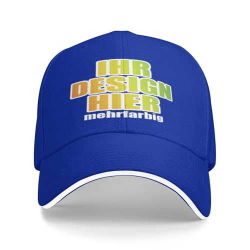 Kustima Basecap personalisiert mit Foto/Logo/Text, Baseball Cap selbst gestalten Verstellbare Trucker-Kappe personalisierte als Geschenk,Mesh Caps Männer Frauen,Snapback Schildkappe Herren Damen von Kustima