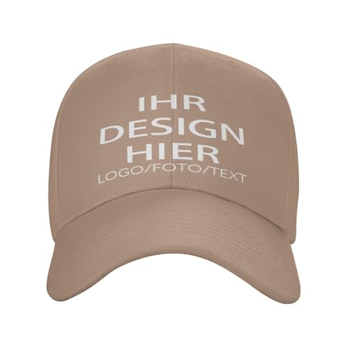 Kustima Basecap personalisiert mit Foto/Logo/Text,Kappe selbst gestalten mit Ihrem Logo,Unisex Trucker-Kappe Mesh Cap personalisierte,Verstellbare Baseball Caps für Männer & Frauen Schwarz von Kustima