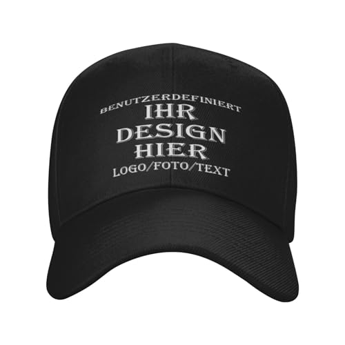 Kustima Basecap personalisiert selbst gestalten Kappe für Männer & Frauen | personalisierte Schirmmütze mit Foto/Logo/Text | Verstellbare | Mesh Caps Baseball Cap Herren Damen Kustima Basecap personalisiert selbst gestalten Kappe für Männer & Frauen | personalisierte Schirmmütze mit Foto/Logo/Text | Verstellbare | Mesh Caps Baseball Cap Herren Damen von Kustima
