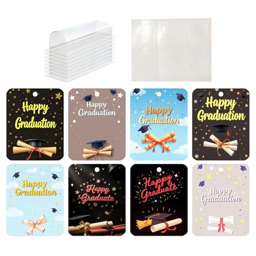 Kustimantu Abschlussbilanzhöhe, Geldbörse aus Silber mit Graduierung | Geldbörse zur Dekoration von Geldkarten, modisches Abschluss- für Absolventen, Qj078, Se référer au descriptif, Siehe von Kustimantu