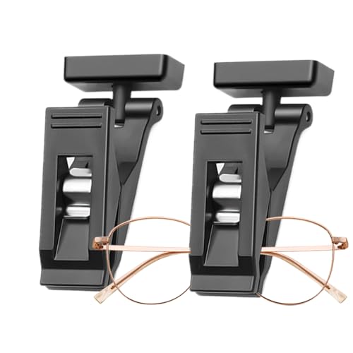 Kustimantu Auto-Tickethalter | Magnetische Klebehalterung für Autodokumente | 2 Stück selbstklebende Organizer für Brillen, Taschen und Dokumente, Magnetisches Modell, Se référer au descriptif, Siehe von Kustimantu