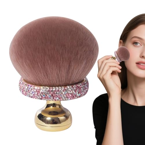 Kustimantu Blush Pinsel In Pilzform,Puder- & Blushpinsel Für Damen & Mädchen | Kompakter Concealer-Applikator Reisezubehör Für Mutter & Tochter von Kustimantu