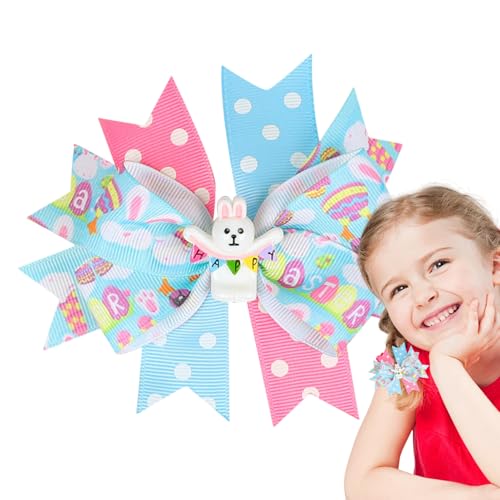 Kustimantu Bogenclips für Frauen, Haarschleifen für Mädchen, Haarschleifen, Clips, Zubehör – bunny Haarspangen mit modischem Band, für von Kustimantu