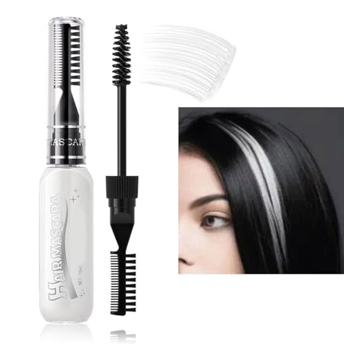 Kustimantu Haarkreidekamm, Haarkreidekämme für Mädchen | Langanhaltendes Haarfärbe-Set | Haarkreide-Set mit 8 Farben waschbar von Kustimantu